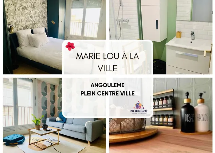 Marie Lou A La Ville - Hyper Centre - Wifi - Transports Et Commerces - Conciergeriej&N